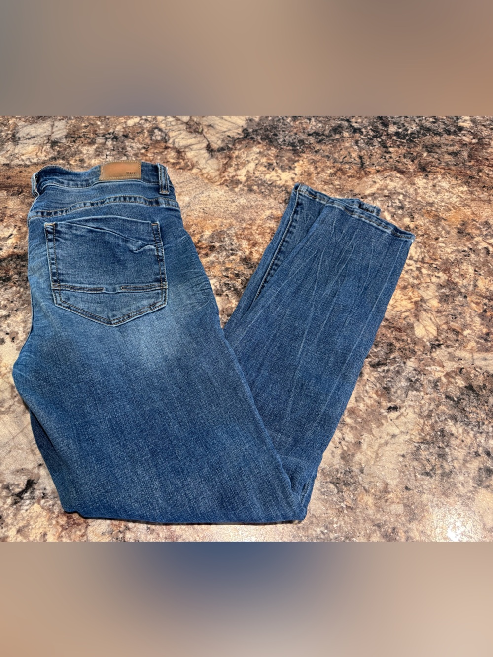 BKE Women's Dark Blue Skinny Jeans